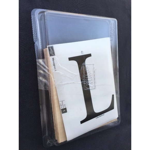 Stampin' Up Rubber Stamp Monogram "L" - Picture 2 of 5
